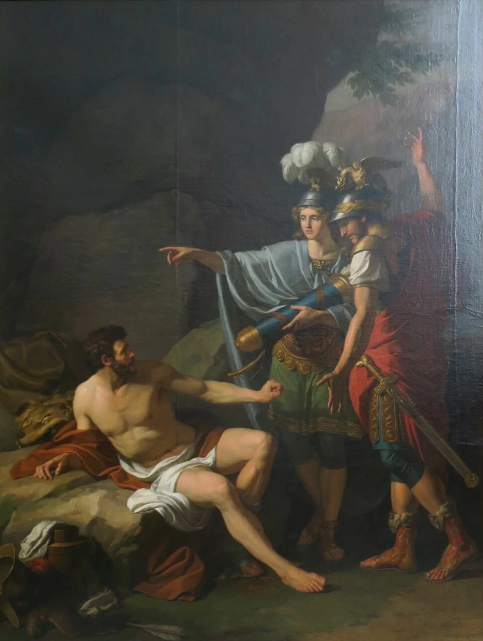 Ulisse e Neottolemo sottraggono a Filottete le frecce di Ercole - Museo delle Belle Arti, Bordeaux